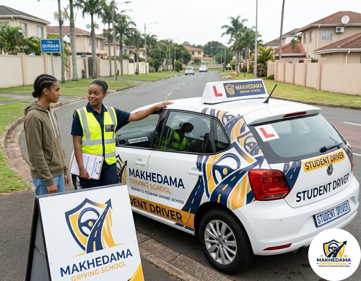 Makhedama Driving School branding